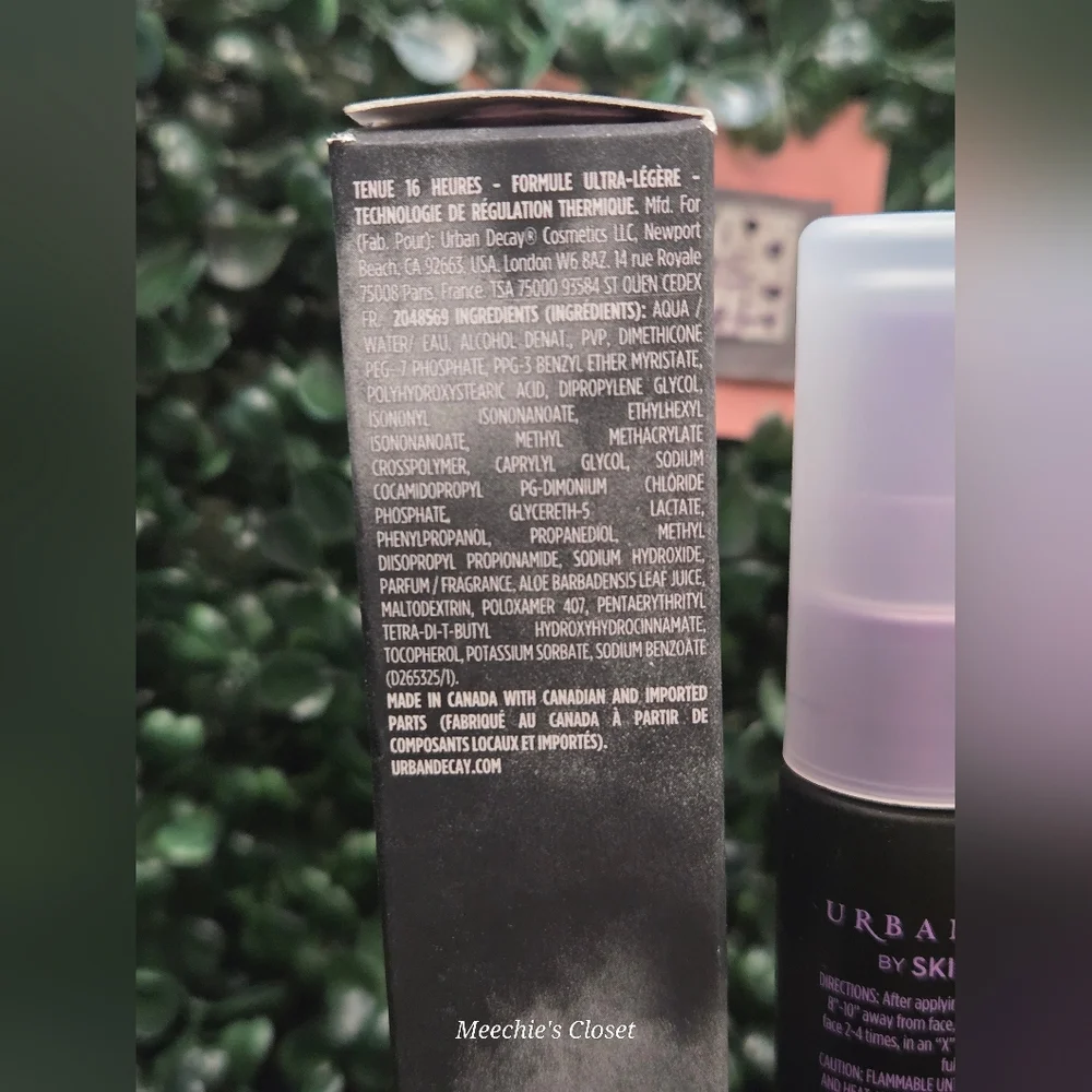 Urban Decay De-Slick Setting Spray Travel NIB RARE